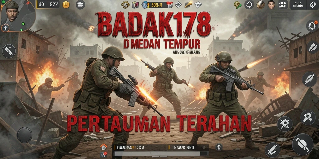 Gameplay Battle Royale yang seru dengan medan tempur yang luas.