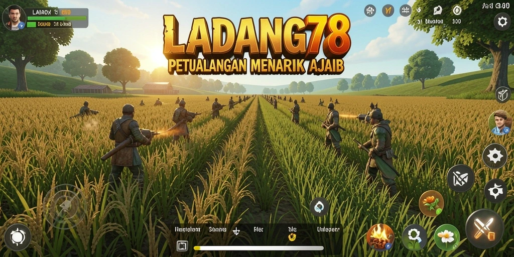 Screenshot LADANG78 menunjukkan gameplay seru di ladang penuh petualangan.