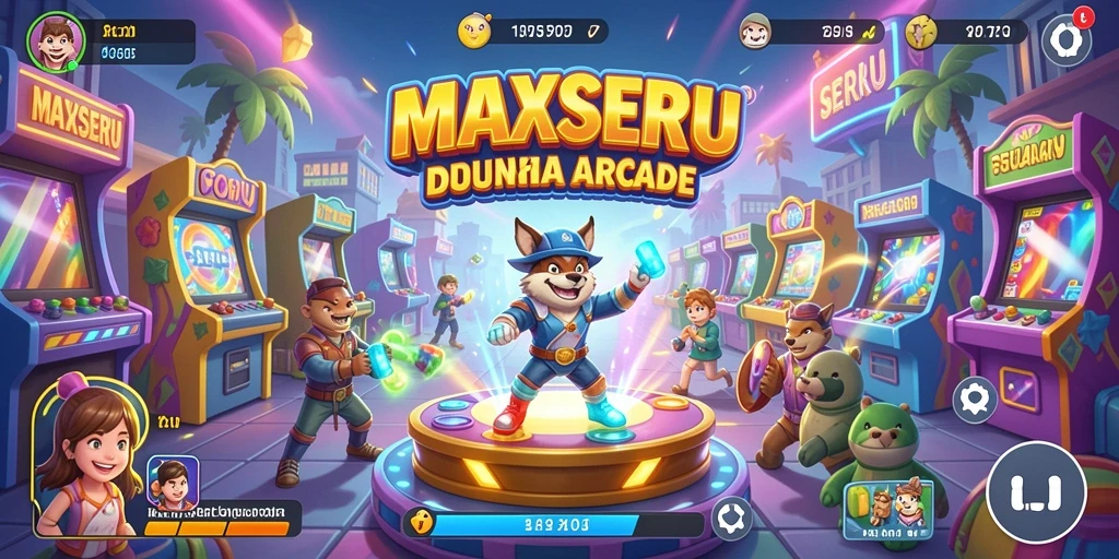 Tangkapan layar gameplay <strong>MAXSERU</strong> yang menampilkan aksi seru dalam game Arcade.