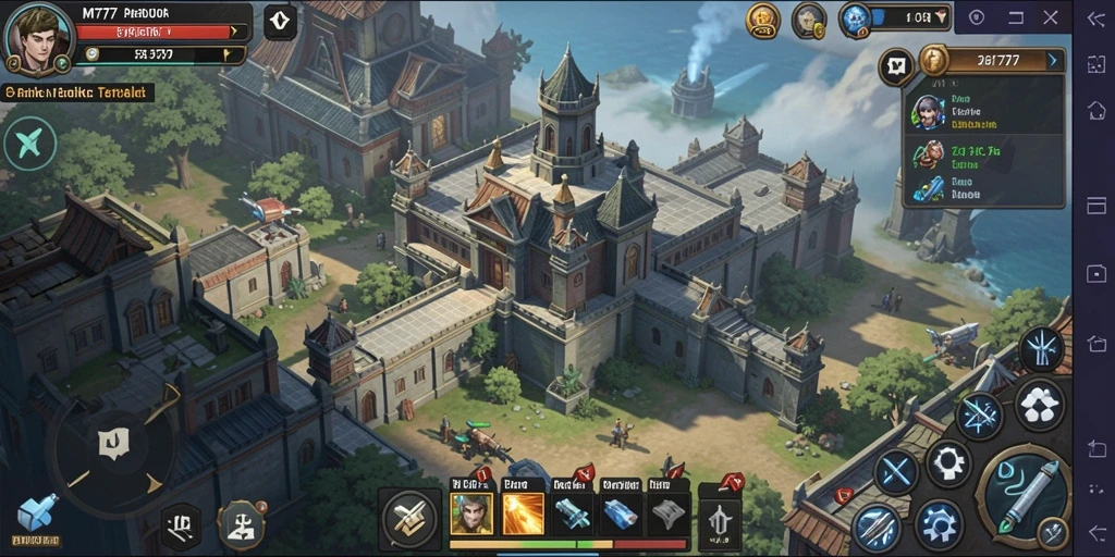 Screenshot gameplay MT777 menampilkan strategi menara pertahanan yang seru.