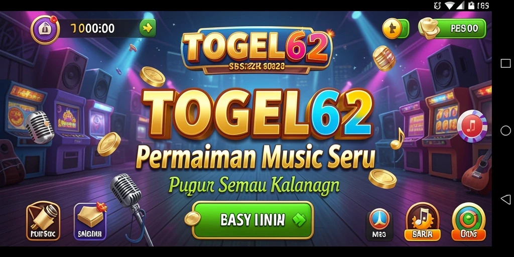 Tangkapan layar gameplay TOGEL62 menampilkan pengalaman bermain musik yang seru dan interaktif.