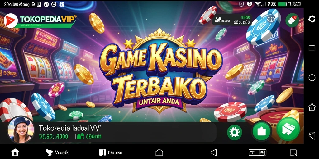Tampilan gameplay seru dari TOKOPEDIAVIP di kasino online.