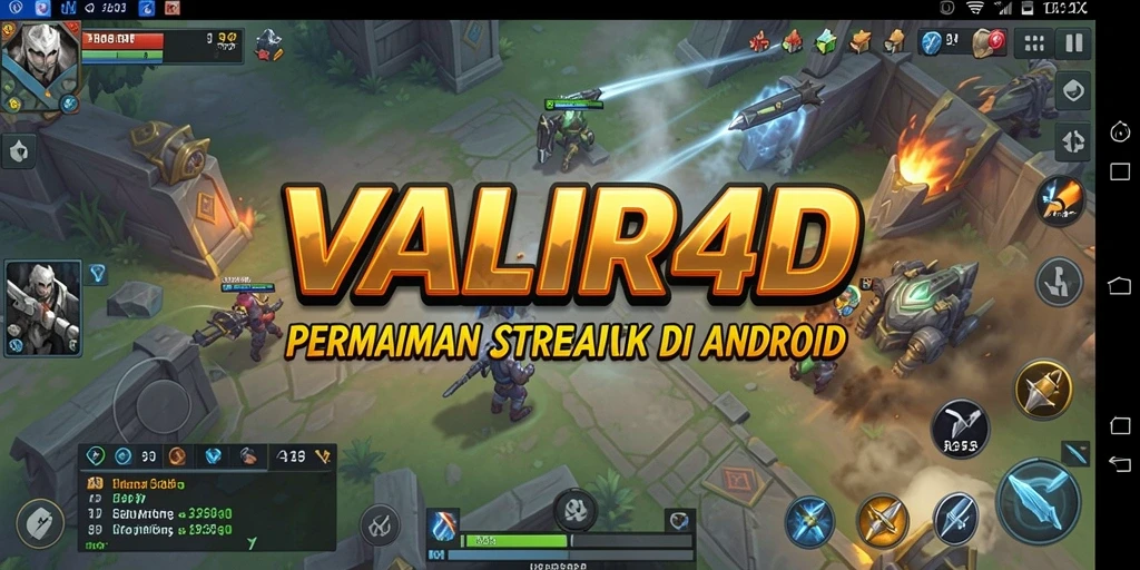 Tampilan gameplay <strong>VALIR4D</strong> yang menampilkan strategi pertempuran mendebarkan.