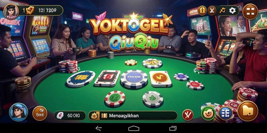 Tampilan gameplay menarik di YOKTOGEL dengan suasana QiuQiu.